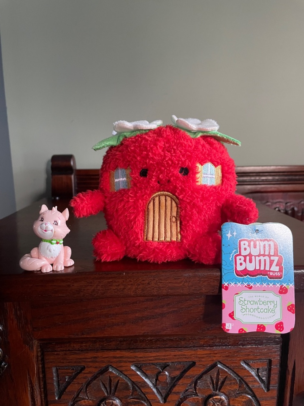 Strawberry Shortcake House Bum Bumz Plush and plastic Custard Toy